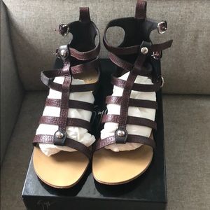 Giuseppe zanotti gladiator 37 leather sandal